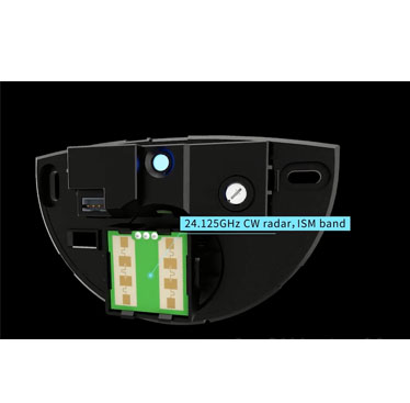 Capteur micro-ondes pour porte automatique