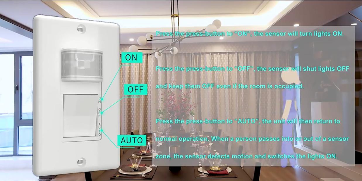 Nouvelle expérience de l'économie d'énergie intelligente: interrupteur d'induction infrarouge PD-PIR123-V3