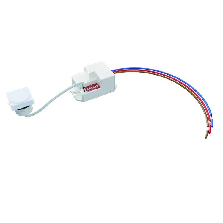 Nouveau capteur micro-ondes à tête carrée 5,8 GHz pour cage d'escalier et couloir étroits